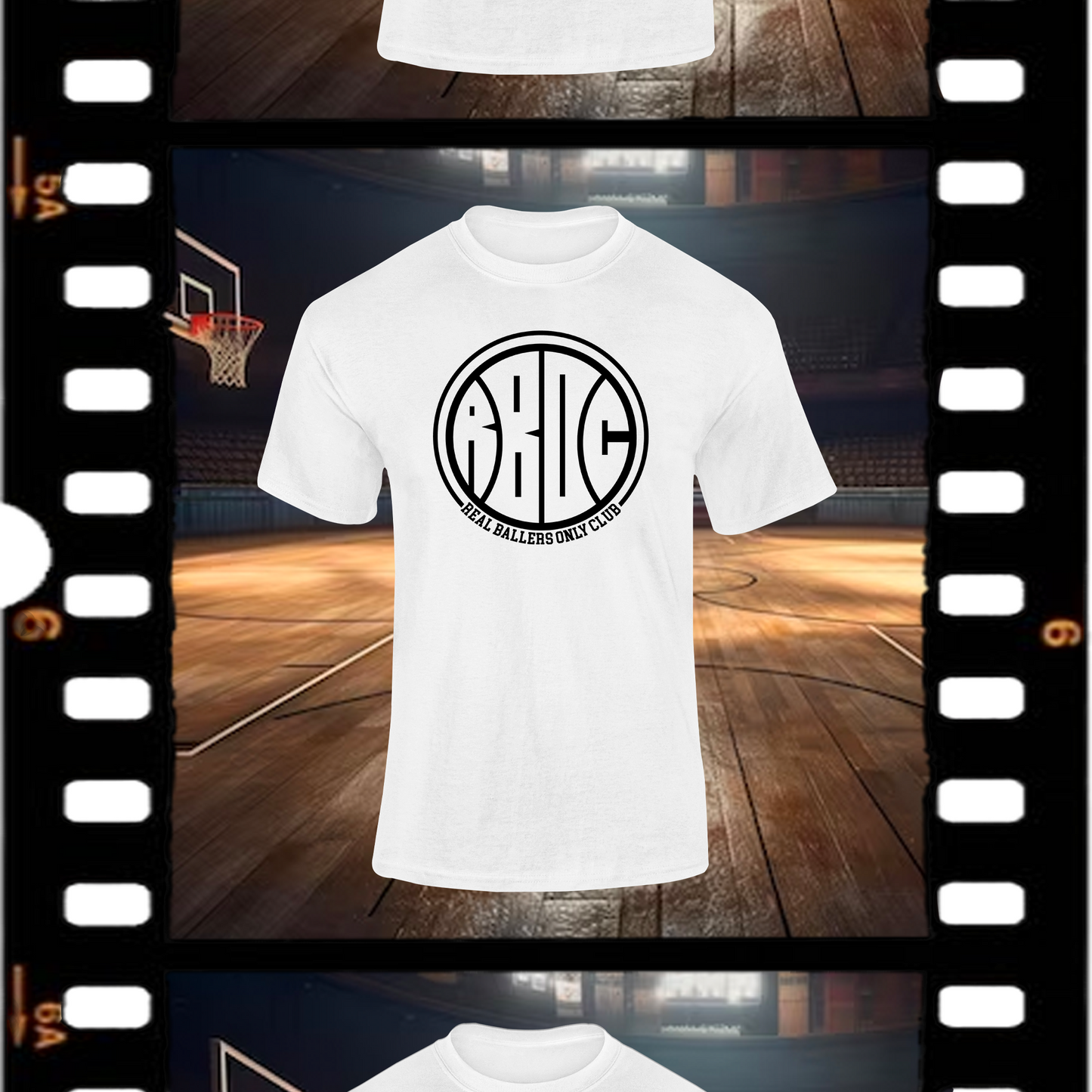 Real Ballers Only Club Vintage White Tee