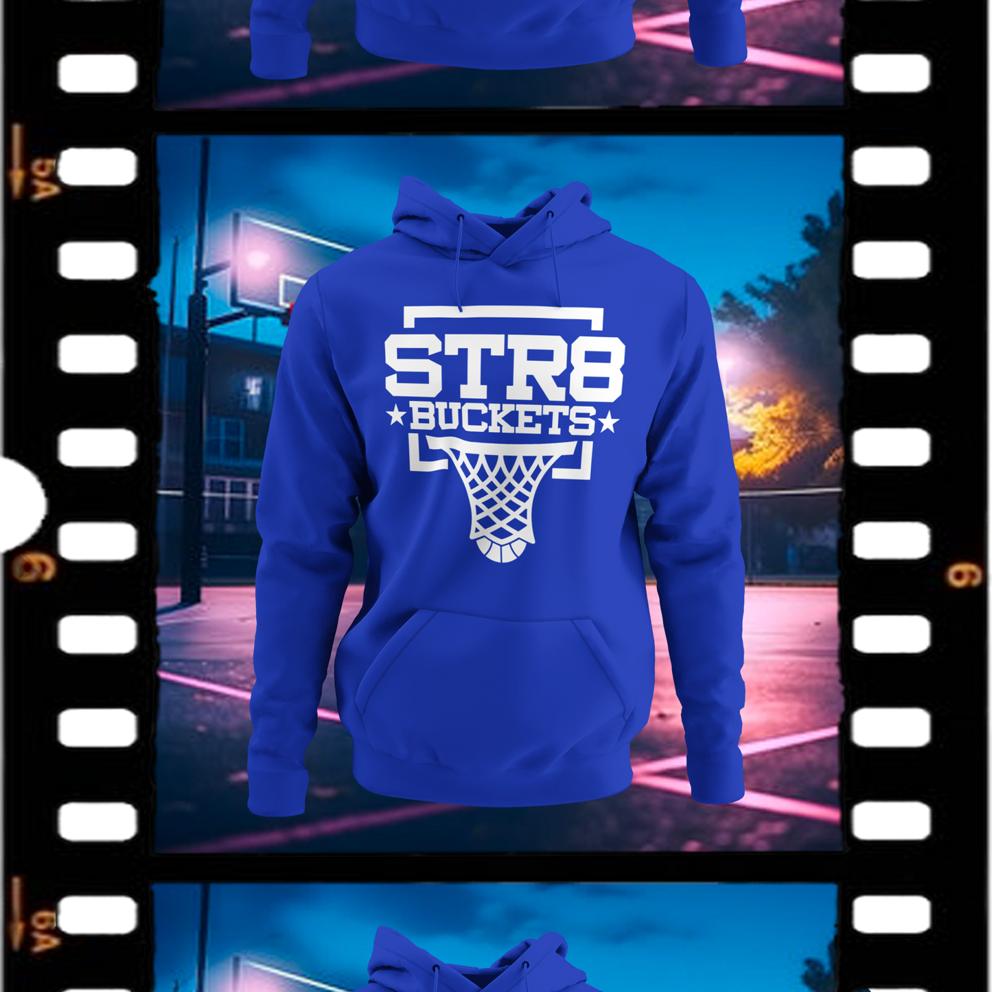 STR8 Buckets Classic Blue Comfort Fit Hoodie