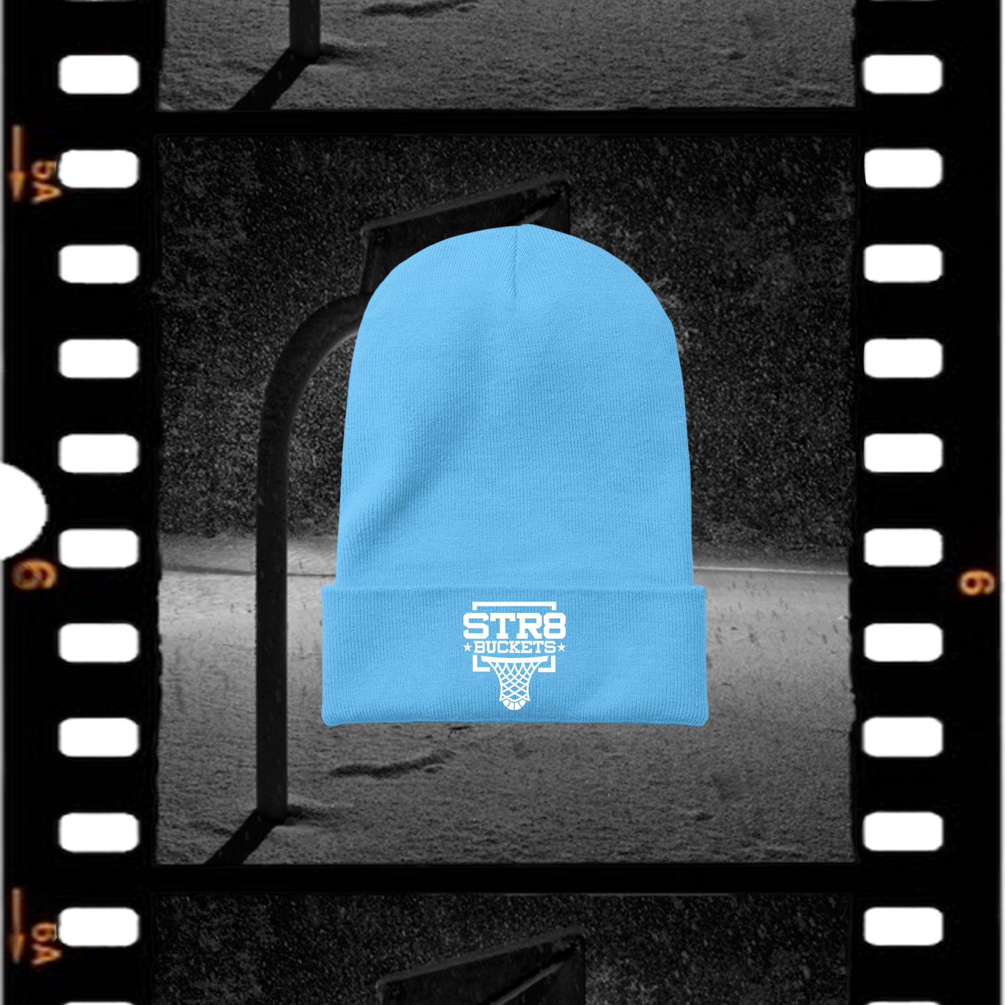 STR8 Buckets UNC Blue Beanie