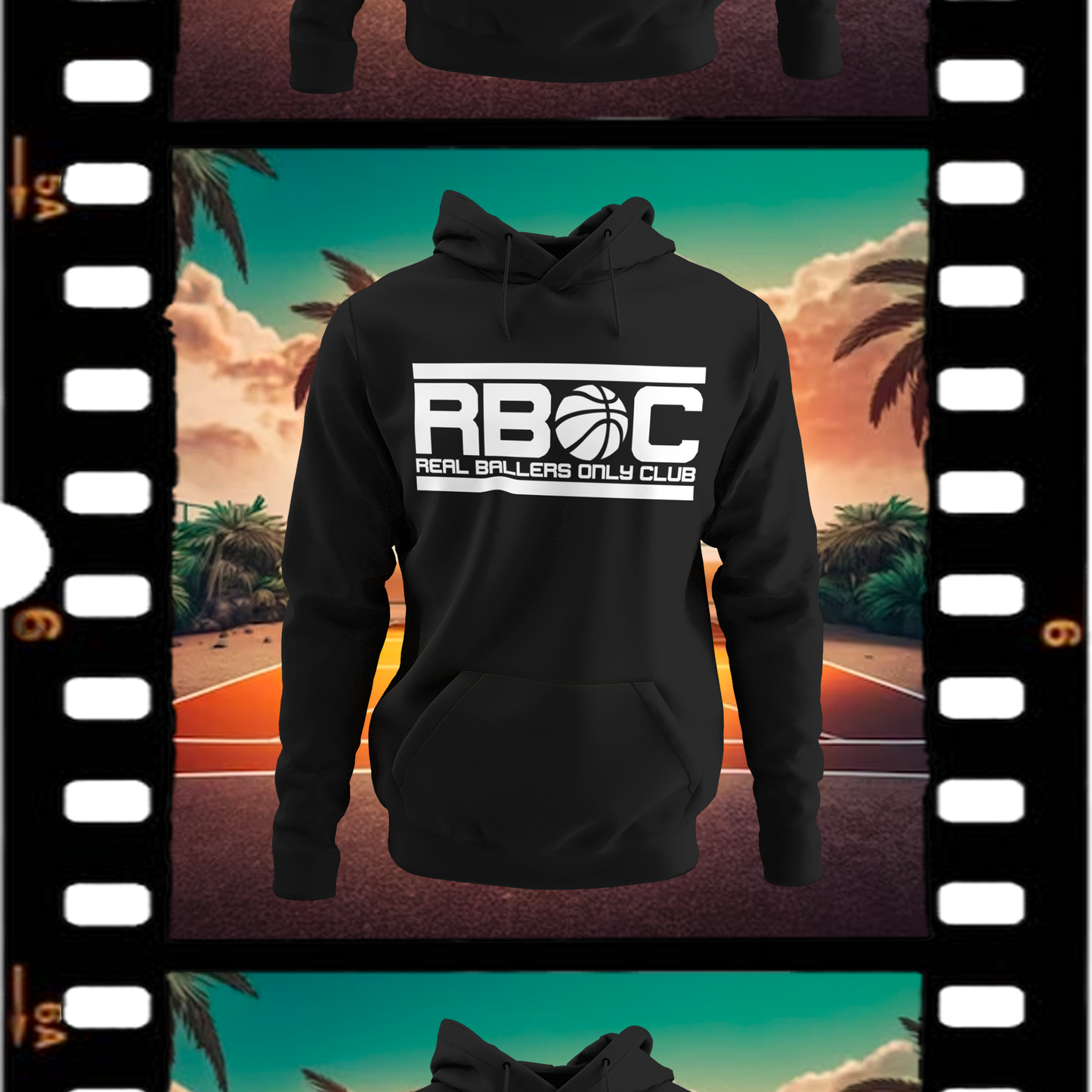 RBOC Black Comfort Fit Hoodie