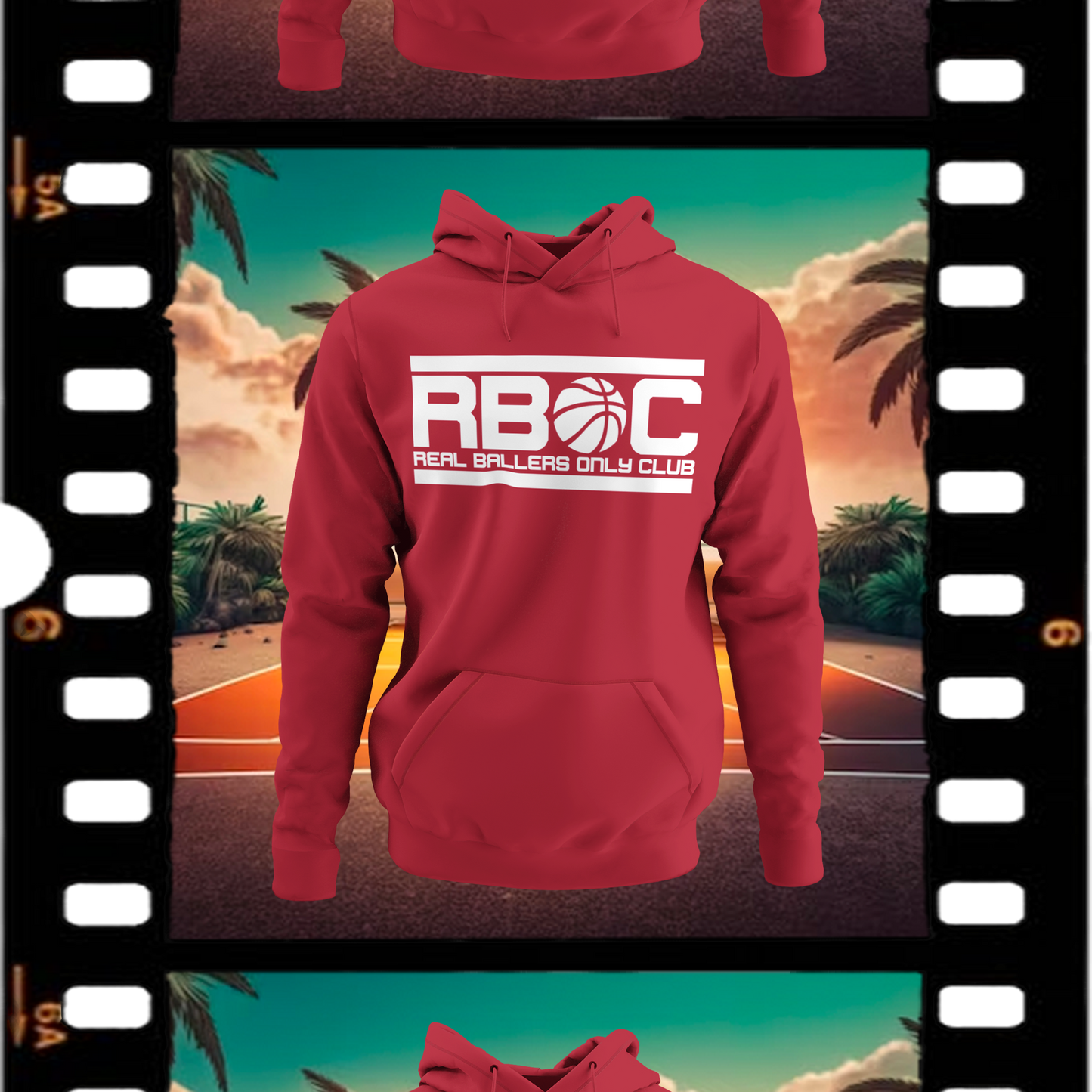 RBOC red Comfort Fit Hoodie